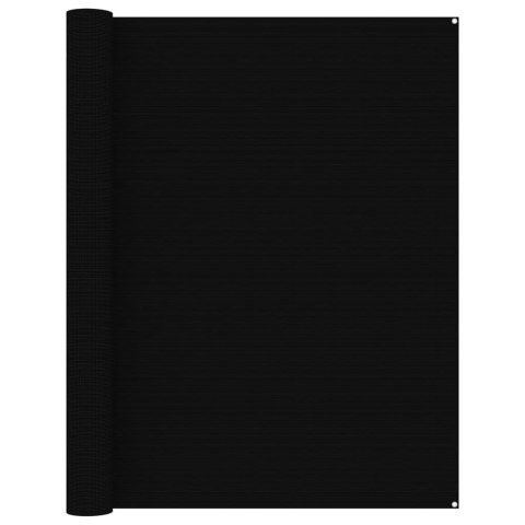 VidaXL Wykładzina do namiotu, 250 x 500 cm, czarna