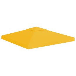 VidaXL 2-poziomowe zadaszenie altany, 310 g/m² 3x3 m, żółte