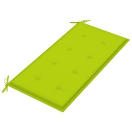 VidaXL Poduszka na ławkę ogrodową, zielona 100x50x3 cm, tkanina Oxford