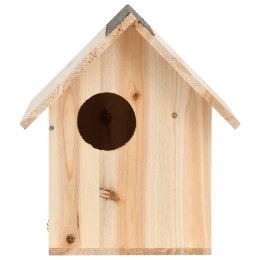 VidaXL Domek dla wiewiórki, lite drewno jodłowe, 26x25x29 cm