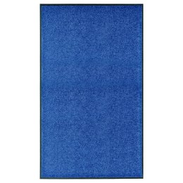 VidaXL Wycieraczka z możliwością prania, niebieska, 90 x 150 cm