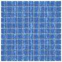 VidaXL Płytki mozaikowe 11 szt., niebieskie, 30x30 cm, szkło