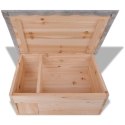 VidaXL Domek dla jeży, 45x33x22 cm, drewniany