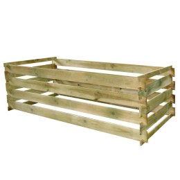 VidaXL Kompostownik, impregnowane drewno sosnowe, 180x90x90 cm