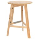 VidaXL Składany stolik barowy, 78 cm, drewno jodłowe
