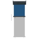VidaXL Markiza boczna na balkon, 65x250 cm, niebieska