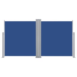 VidaXL Zwijana markiza boczna, niebieska, 160 x 600 cm