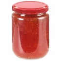 VidaXL Szklane słoiki na dżem, czerwone pokrywki, 96 szt., 230 ml