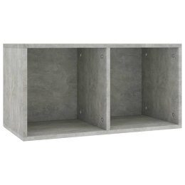 VidaXL Szafka na płyty winylowe, szarość betonu, 71x34x36 cm