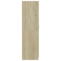 VidaXL Szafa, kolor dąb sonoma, 80x52x180 cm, materiał drewnopochodny