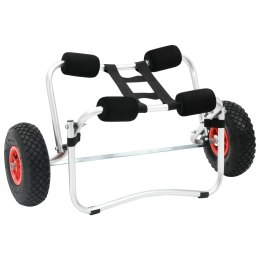VidaXL Wózek do transportu kajaka, aluminiowy
