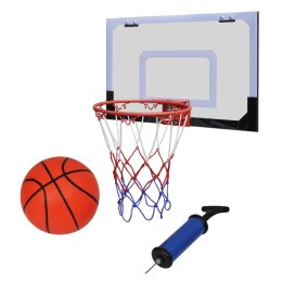 Mini zestaw do koszykówki halowej z piłką i pompką