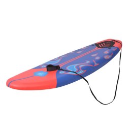 VidaXL Deska surfingowa, 170 cm, niebiesko-czerwona