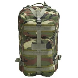 VidaXL Plecak w wojskowym stylu, 50 L, moro