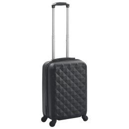 VidaXL Twarda walizka, czarna, ABS