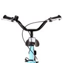 VidaXL Rower dla dzieci, 14 cali, czarno-niebieski