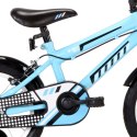 VidaXL Rower dla dzieci, 14 cali, czarno-niebieski