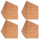 VidaXL Maty podłogowe, 24 szt, wzór drewna, 8,64 ㎡, pianka EVA