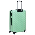 VidaXL Zestaw twardych walizek na kółkach, 2 szt., miętowy, ABS
