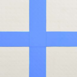 VidaXL Mata gimnastyczna z pompką, 200x100x10 cm, PVC, niebieska