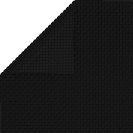 VidaXL Prostokątna pokrywa na basen, 1000 x 600 cm, PE, czarna