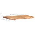 VidaXL Blat łazienkowy, lite drewno akacjowe, 80x52x3,8 cm