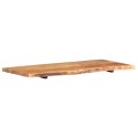 VidaXL Blat łazienkowy, lite drewno akacjowe, 114x52x4 cm