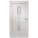 VidaXL Drzwi wejściowe zewnętrzne, antracytowe, 98 x 200 cm