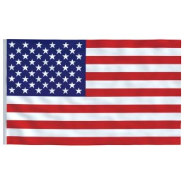 VidaXL Flaga Stanów Zjednoczonych, 90x150 cm
