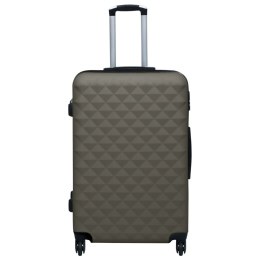 VidaXL Zestaw twardych walizek na kółkach, 3 szt., antracytowy, ABS