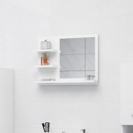 VidaXL Lustro łazienkowe, białe 60x10,5x45 cm, materiał drewnopochodny