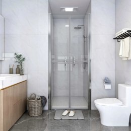 VidaXL Drzwi prysznicowe, przezroczyste, ESG, 76x190 cm