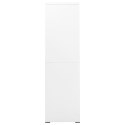 VidaXL Szafka kartotekowa, biała, 90x46x164 cm, stalowa