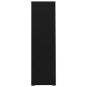 VidaXL Szafka kartotekowa, czarna, 90x46x164 cm, stalowa