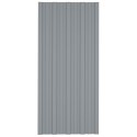 VidaXL Panele dachowe, 12 szt., stal galwanizowana, srebrne, 100x45 cm