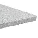 VidaXL Obciążniki do parasola, 4 szt., szary granit, trójkątne, 60 kg