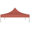 VidaXL Dach namiotu imprezowego, 3 x 3 m, terakota, 270 g/m²