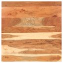 VidaXL Stolik bistro, kwadratowy, 80x80x75 cm, lite drewno akacjowe