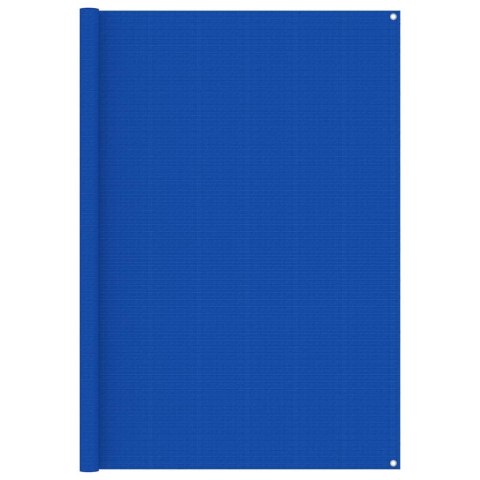 VidaXL Wykładzina do namiotu, 200 x 400 cm, niebieska, HDPE