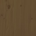 VidaXL Wezgłowie łóżka, miodowy brąz 106x4x104 cm, lite drewno sosnowe