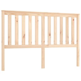 VidaXL Wezgłowie łóżka, 156x6x101 cm, lite drewno sosnowe