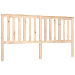 VidaXL Wezgłowie łóżka, 186x6x101 cm, lite drewno sosnowe