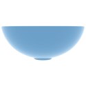 VidaXL Umywalka łazienkowa, ceramiczna, jasnoniebieska, okrągła