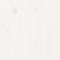 VidaXL Stolik kawowy, biały, 102x49x55 cm, lite drewno sosnowe