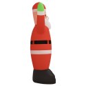 VidaXL Dmuchany Święty Mikołaj z oświetleniem LED, 370 cm