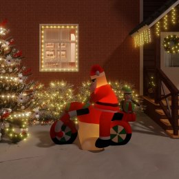 VidaXL Dmuchany Święty Mikołaj z oświetleniem LED, 156 cm