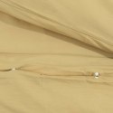 VidaXL Zestaw pościeli, kolor taupe, 220x240 cm, bawełna