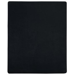 VidaXL Prześcieradła, 2 szt., czarne, 90x200 cm, dżersej bawełniany
