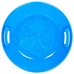VidaXL Okrągły ślizgacz śnieżny, niebieski, 66,5 cm, PP