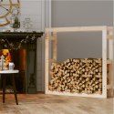 VidaXL Stojak na drewno opałowe, 100x25x100 cm, drewno sosnowe